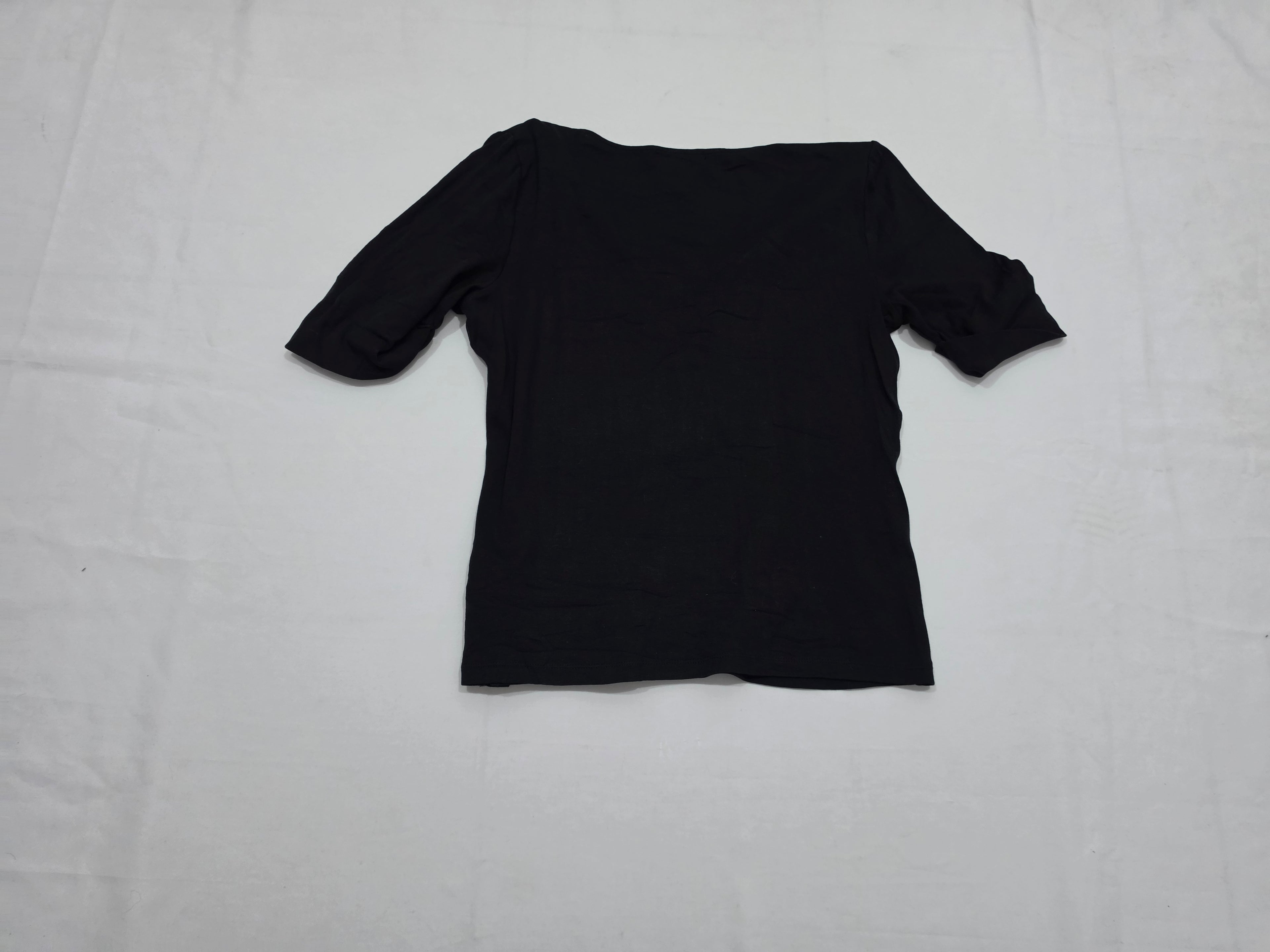 Playera Basica Ralph Lauren grande mujer Manga Corta Cuello V