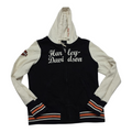 Chamarra Ligera Harley Davidson De Mujer Grande Negra/blanco
