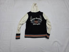 Chamarra Ligera Harley Davidson De Mujer Grande Negra/blanco