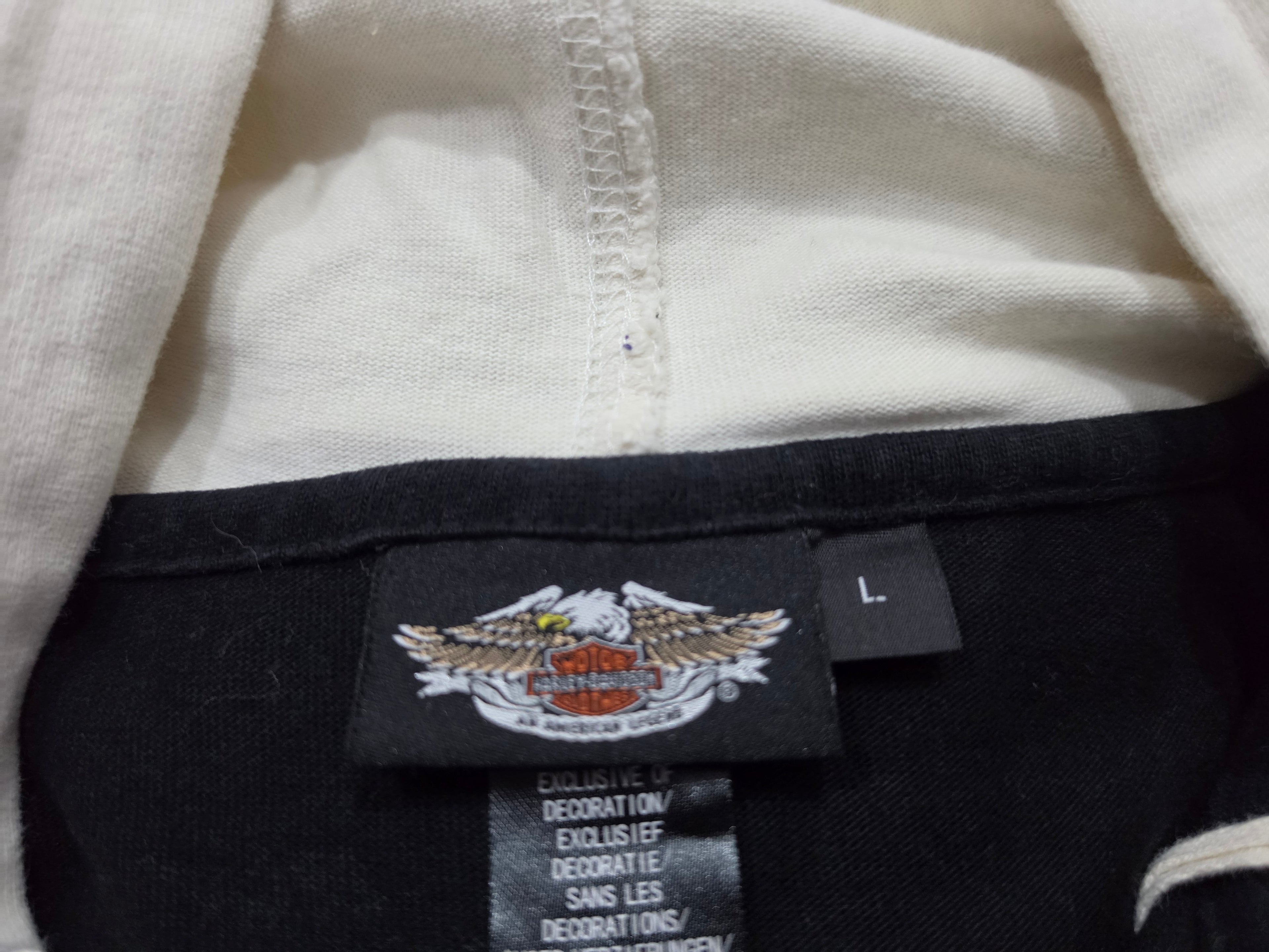 Chamarra Ligera Harley Davidson De Mujer Grande Negra/blanco