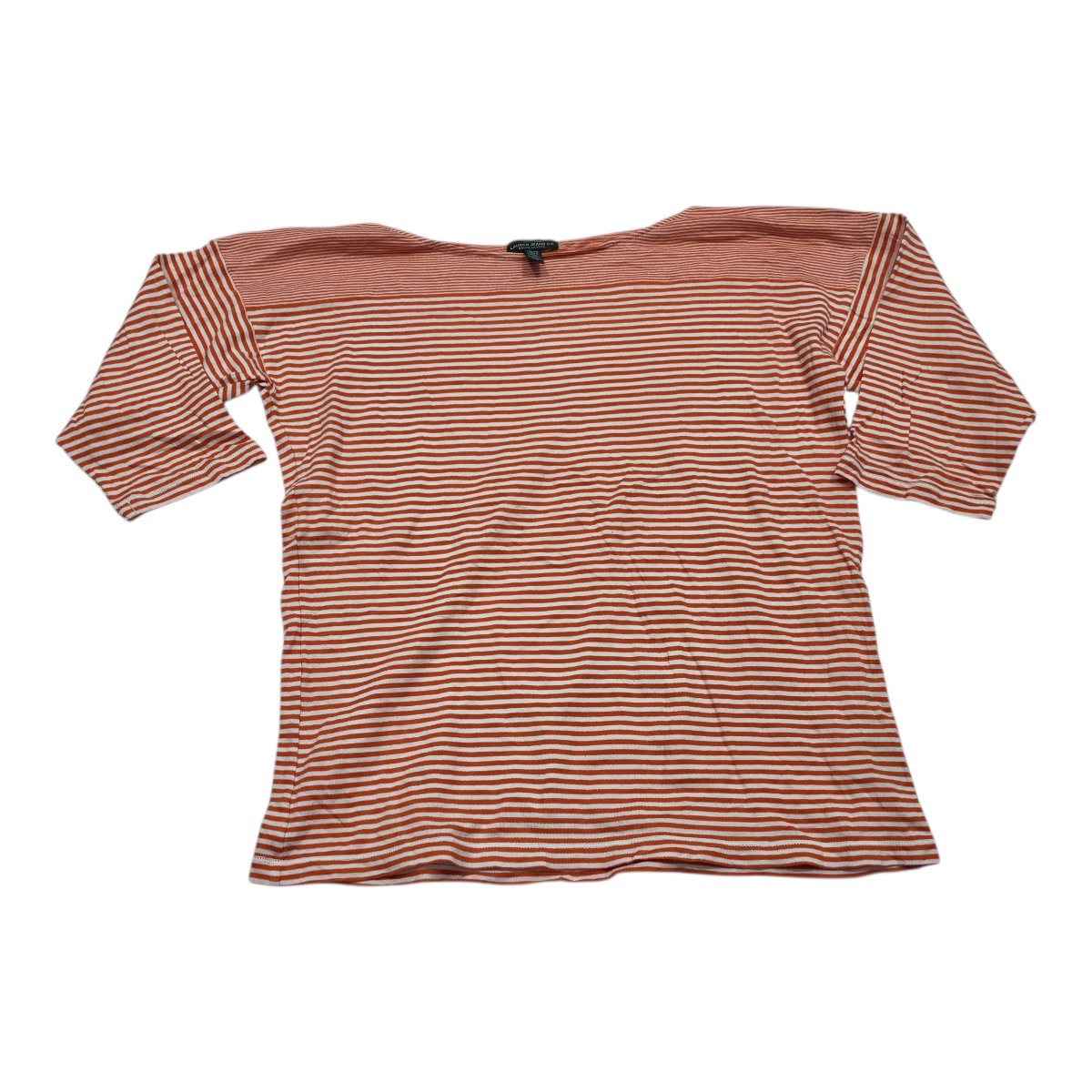 Playera Ralph Laurenmujer Naranja Manga 3/4 Extra Grande