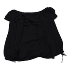 Blusa Off Shoulder Michael Kors Color Negro Mujerextragrande