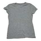 Playera Tommy Hilfiger Extra Grande Gris Claro Manga Corta