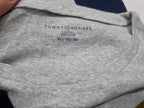Playera Tommy Hilfiger Extra Grande Gris Claro Manga Corta