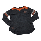 Playera Harley Davidson Mujer Color Gris Extra Grande Gris