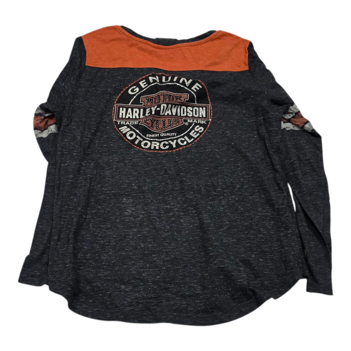 Playera Harley Davidson Mujer Color Gris Extra Grande Gris