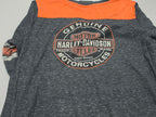 Playera Harley Davidson Mujer Color Gris Extra Grande Gris