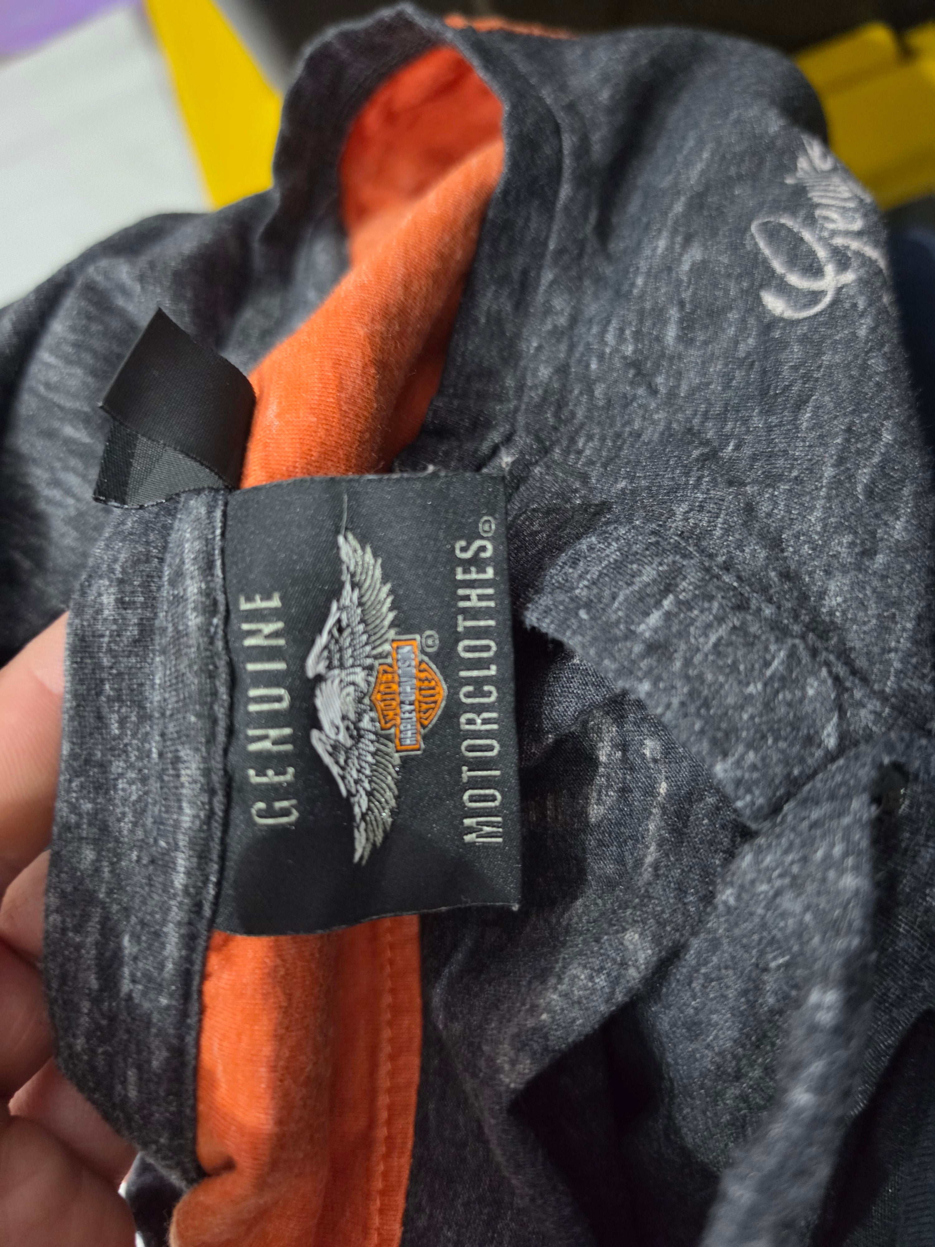 Playera Harley Davidson Mujer Color Gris Extra Grande Gris