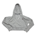 Sudadera Corta Tommy Hilfiger Mujer Extra Chica Gris Claro