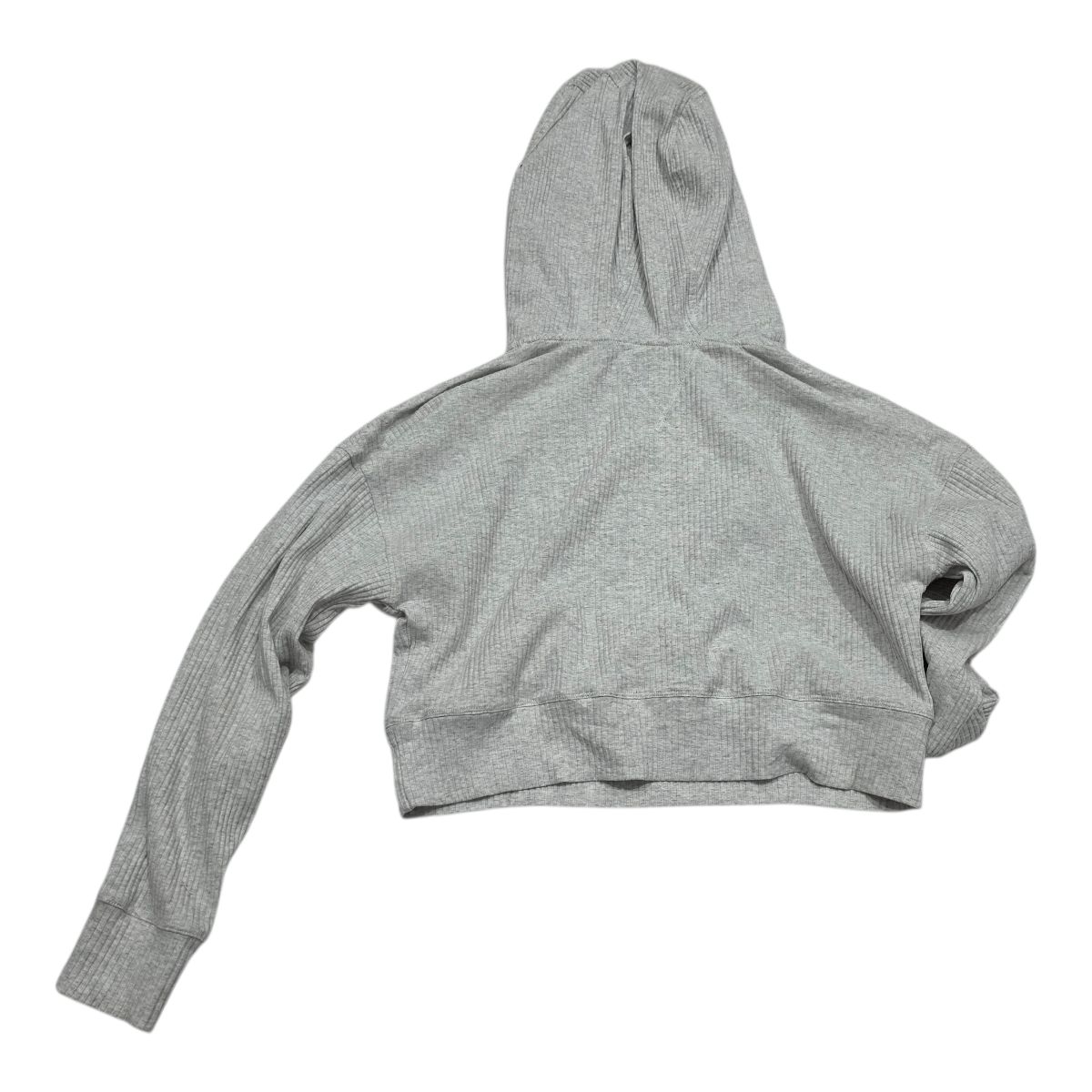 Sudadera Corta Tommy Hilfiger Mujer Extra Chica Gris Claro