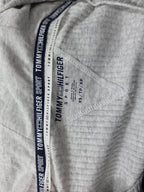 Sudadera Corta Tommy Hilfiger Mujer Extra Chica Gris Claro