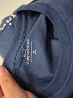 Playera Vineyard Vines Adolescente Azul Marino Ballena Rosa