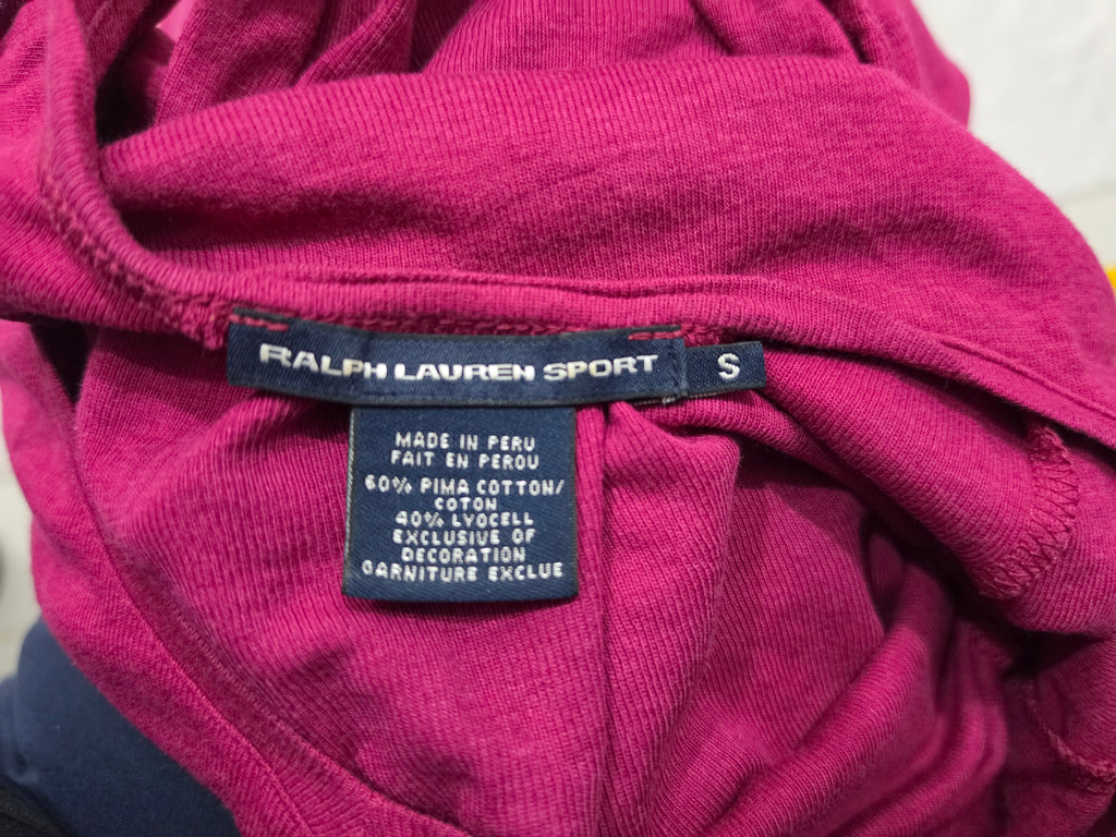 Playera Ralph Lauren Sport Talla Chica Color rosa oscuro mujer