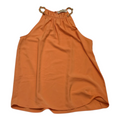 Blusa Michael Kors Color Naranja Sin Mangas Amplia