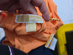 Blusa Michael Kors Color Naranja Sin Mangas Amplia