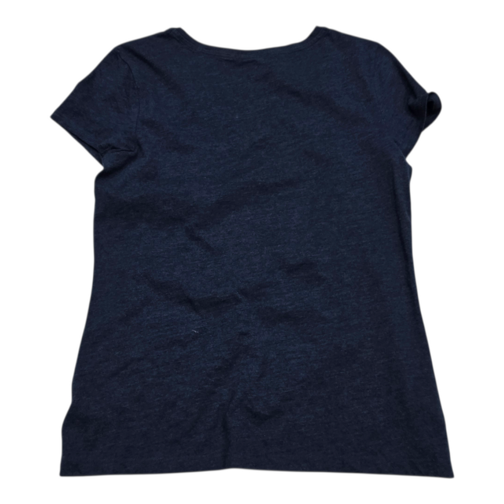 Playera Tommy Hilfiger Mujer Manga Corta Azul Marino Dorado