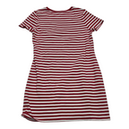 Vestido Tommy Hilfiger Mujer Talla Mediana Rayado Rojoblanco