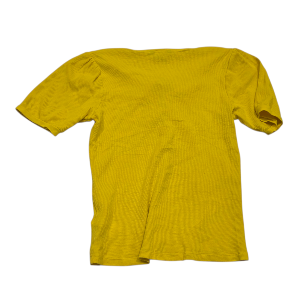 Playera Ralph Lauren Blackmujer Amarillo manga Corto cordones