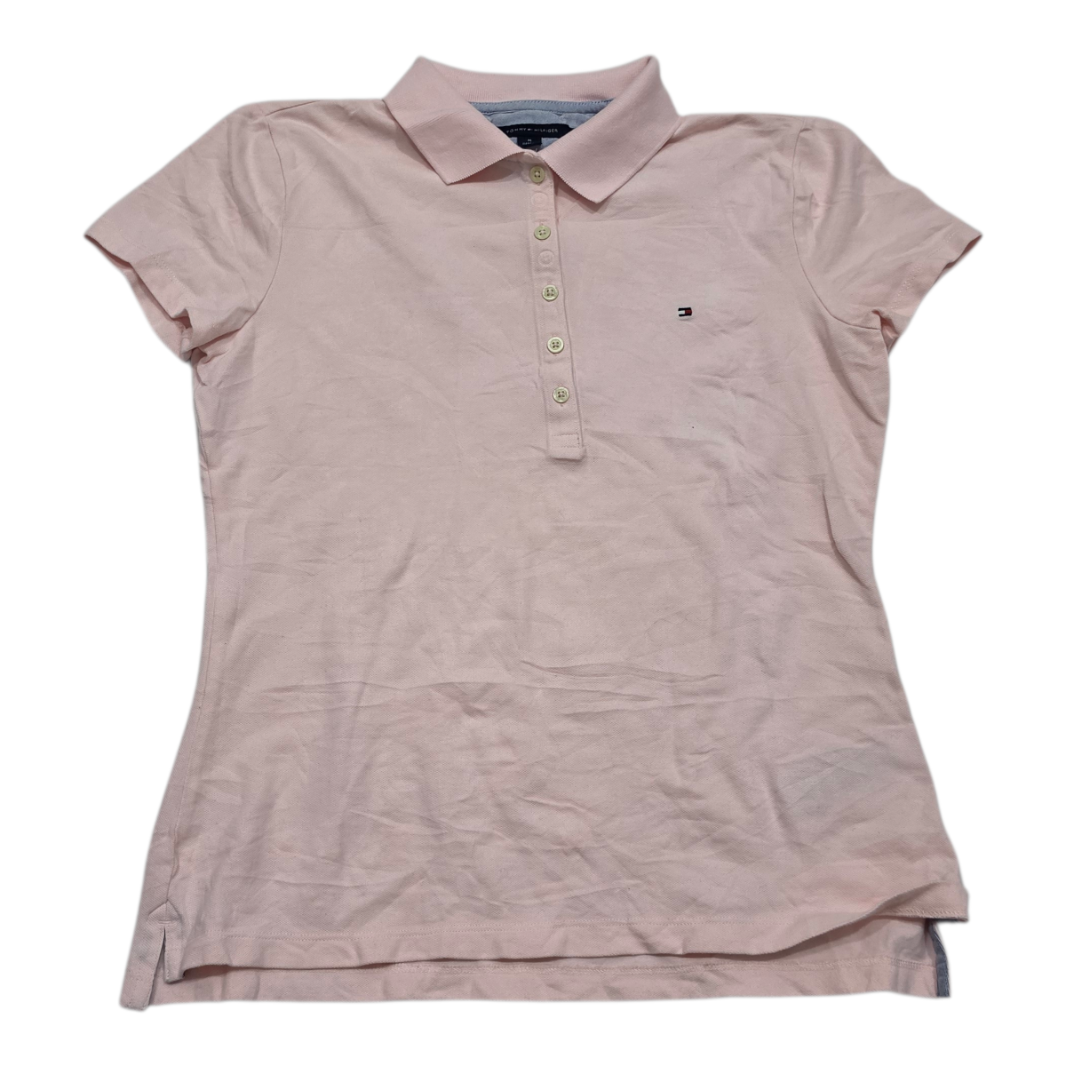 Playera Tommy Hilfigermujer Color Rosa Cuello Polo Mediana