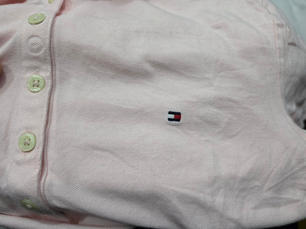 Playera Tommy Hilfigermujer Color Rosa Cuello Polo Mediana