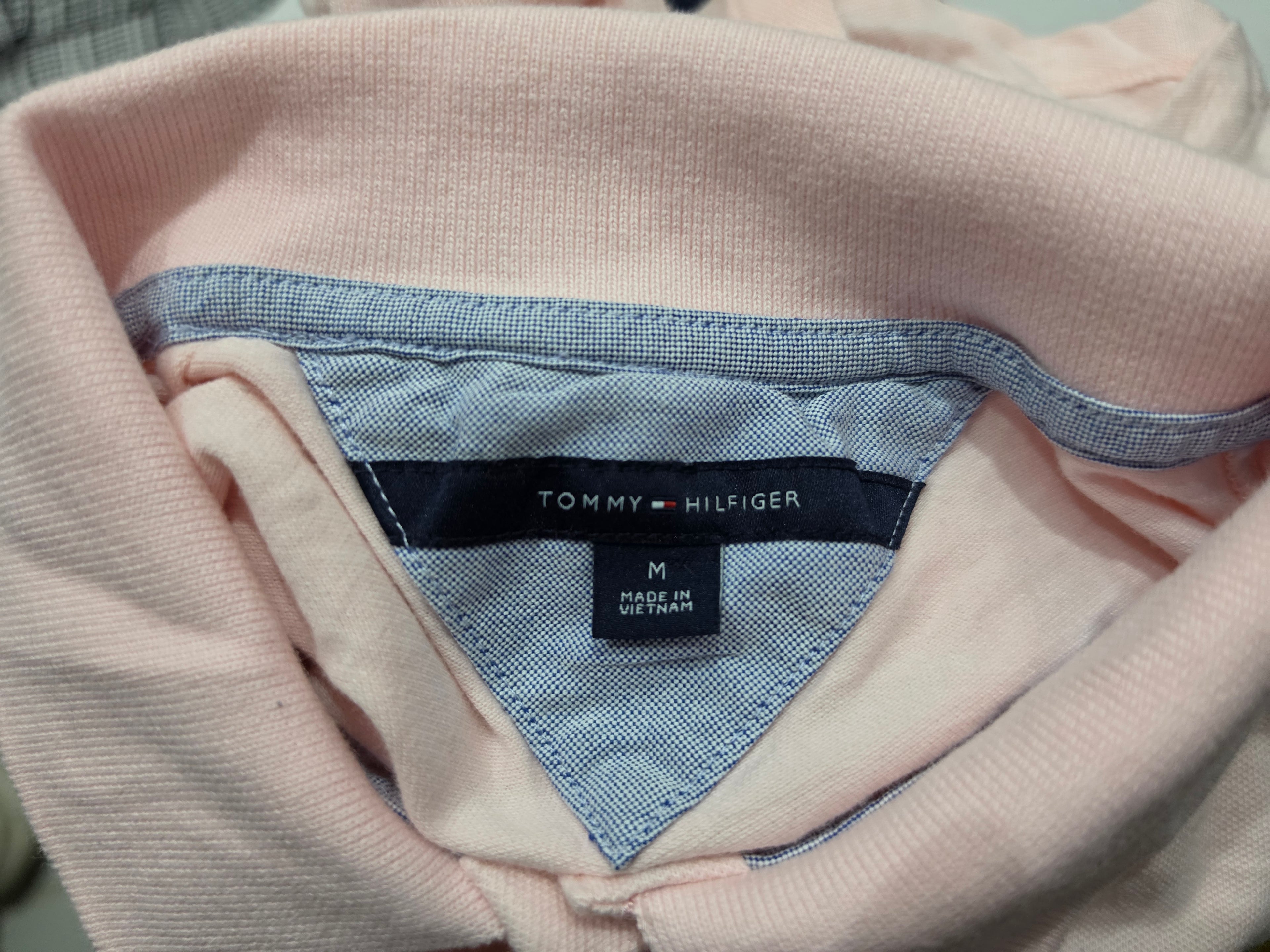 Playera Tommy Hilfigermujer Color Rosa Cuello Polo Mediana