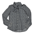 Blusa Tommy Hilfiger Pata Gallo Lazo Al Cuello Talla M