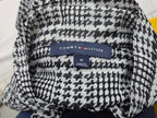 Blusa Tommy Hilfiger Pata Gallo Lazo Al Cuello Talla M