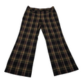 Pantalon De Lana Michael Kors Mujer Cuadriculado cafe talla 14