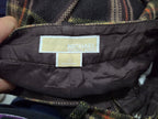 Pantalon De Lana Michael Kors Mujer Cuadriculado cafe talla 14