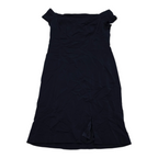 Vestido Ralph Lauren Talla 12 Mujer Manga Corta Azul Marino