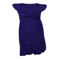 Vestido Ralph Lauren Talla 14 Color Morado Escote V De Mujer