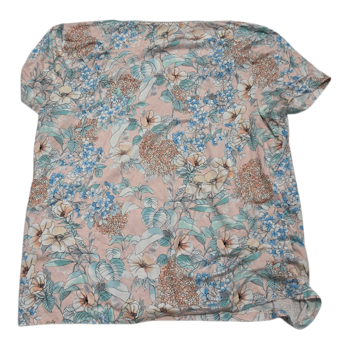 Playera Tommy Hilfiger Grande De Mujer Flores Pastel