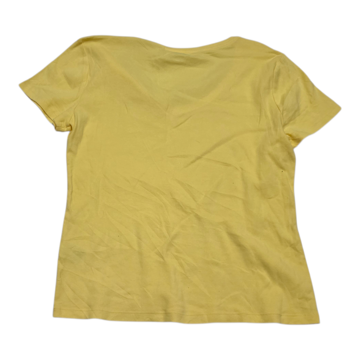 Playera Tommy Hilfiger mujer Extra grande Amarilla manga Corta