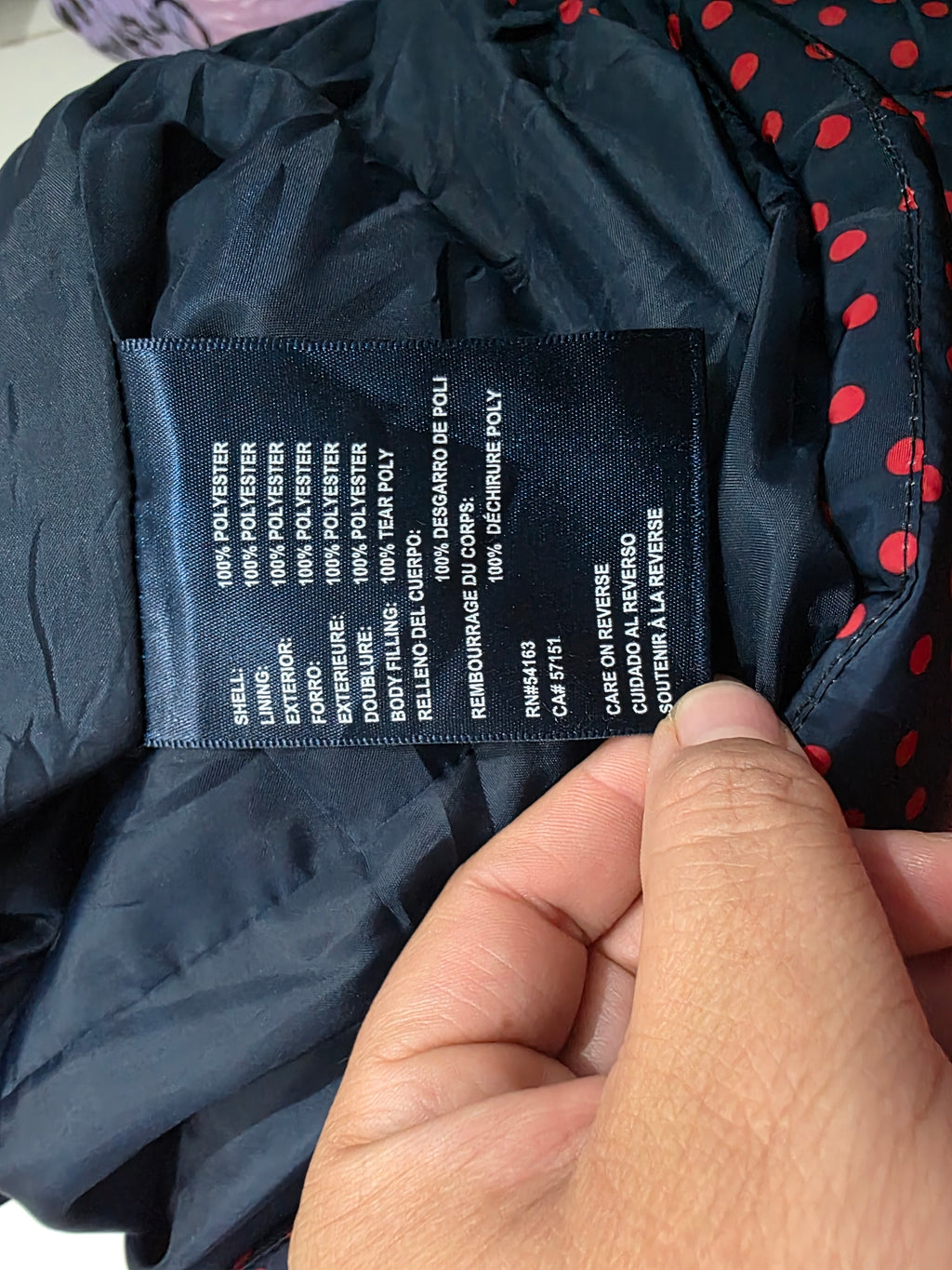 Chaleco Tommy Hilfiger Mujer Extra Chico Azul Marino Lunares