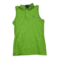 Playera Ralph Lauren Golfmujer Extra Chica Sin Mangas Verde
