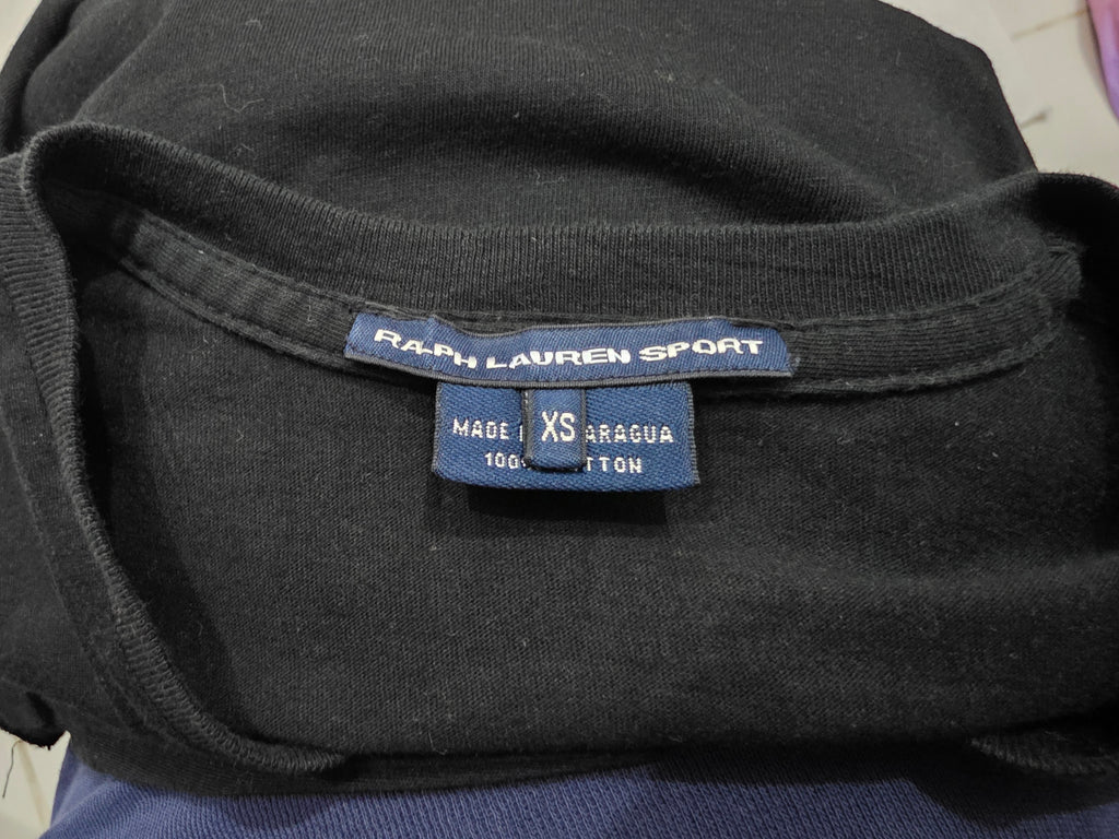 Playera Ralph Lauren Sport Mujer Manga Larga Poni Azul
