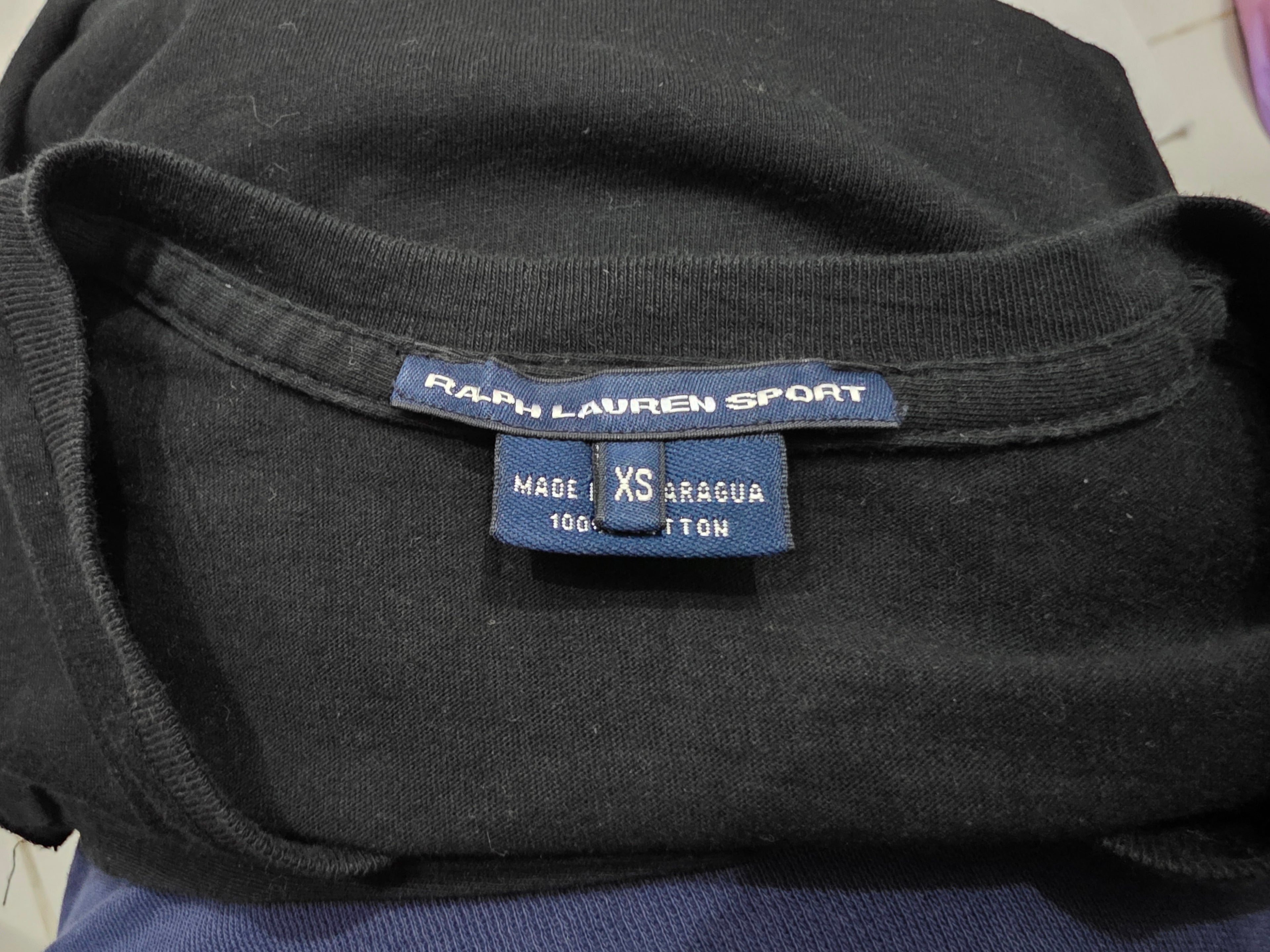 Playera Ralph Lauren Sport Mujer Manga Larga Poni Azul