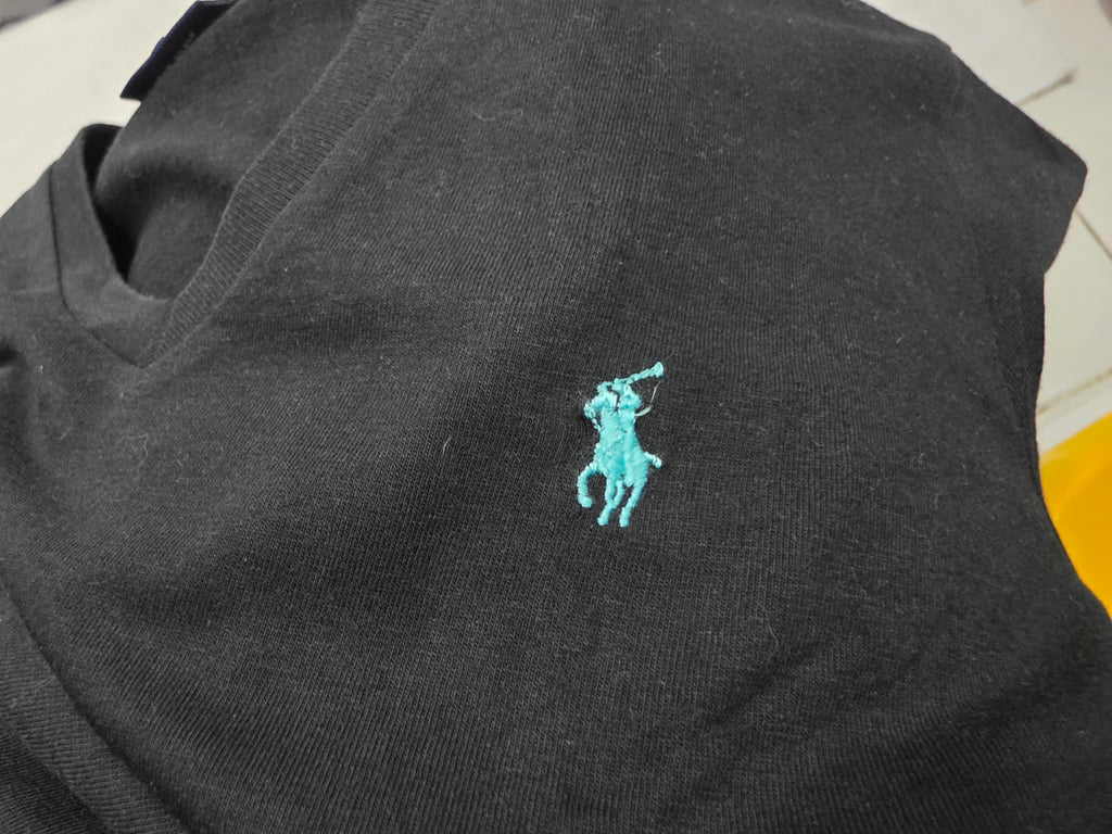 Playera Ralph Lauren Sport Mujer Manga Larga Poni Azul