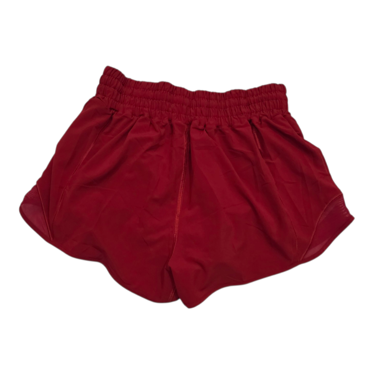 Short Lululemon Talla 6 Color Rojo De Mujer
