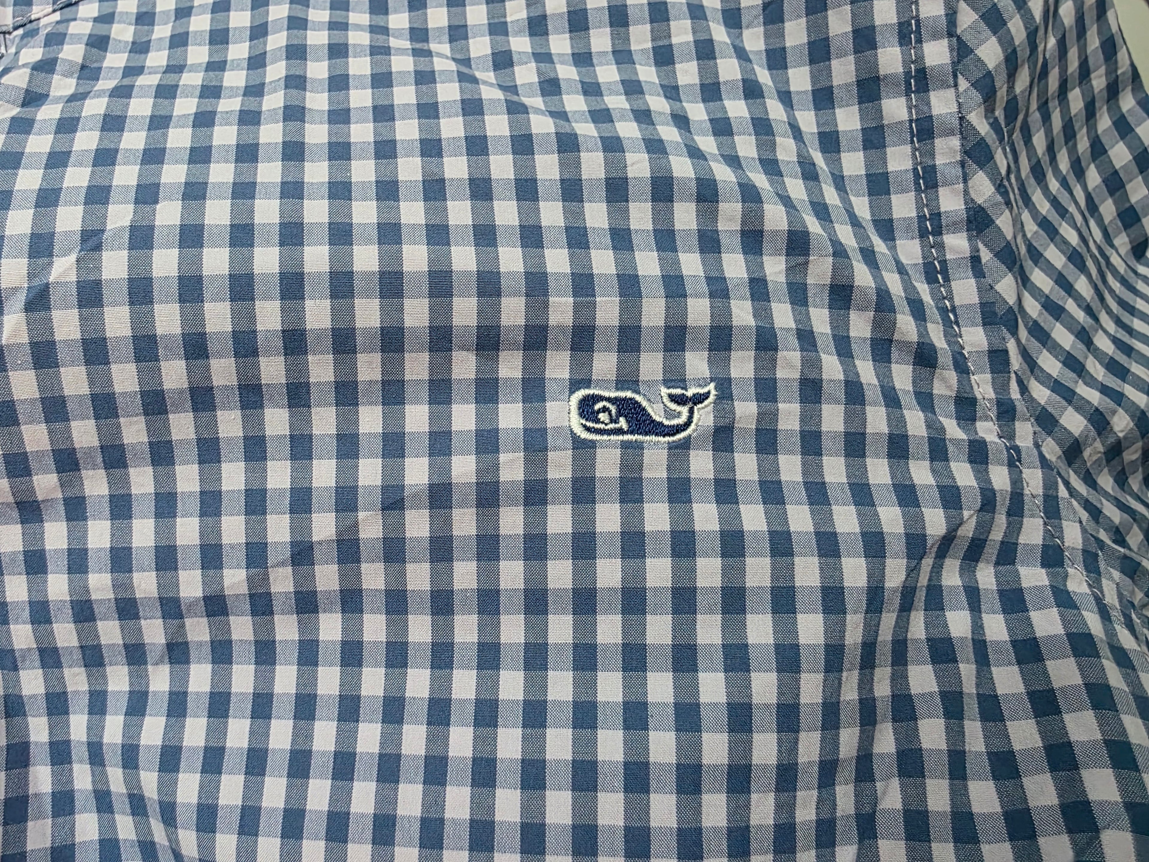 Camisa Vineyard Vines De Mujer Talla 4 Classic Azul Cuadros