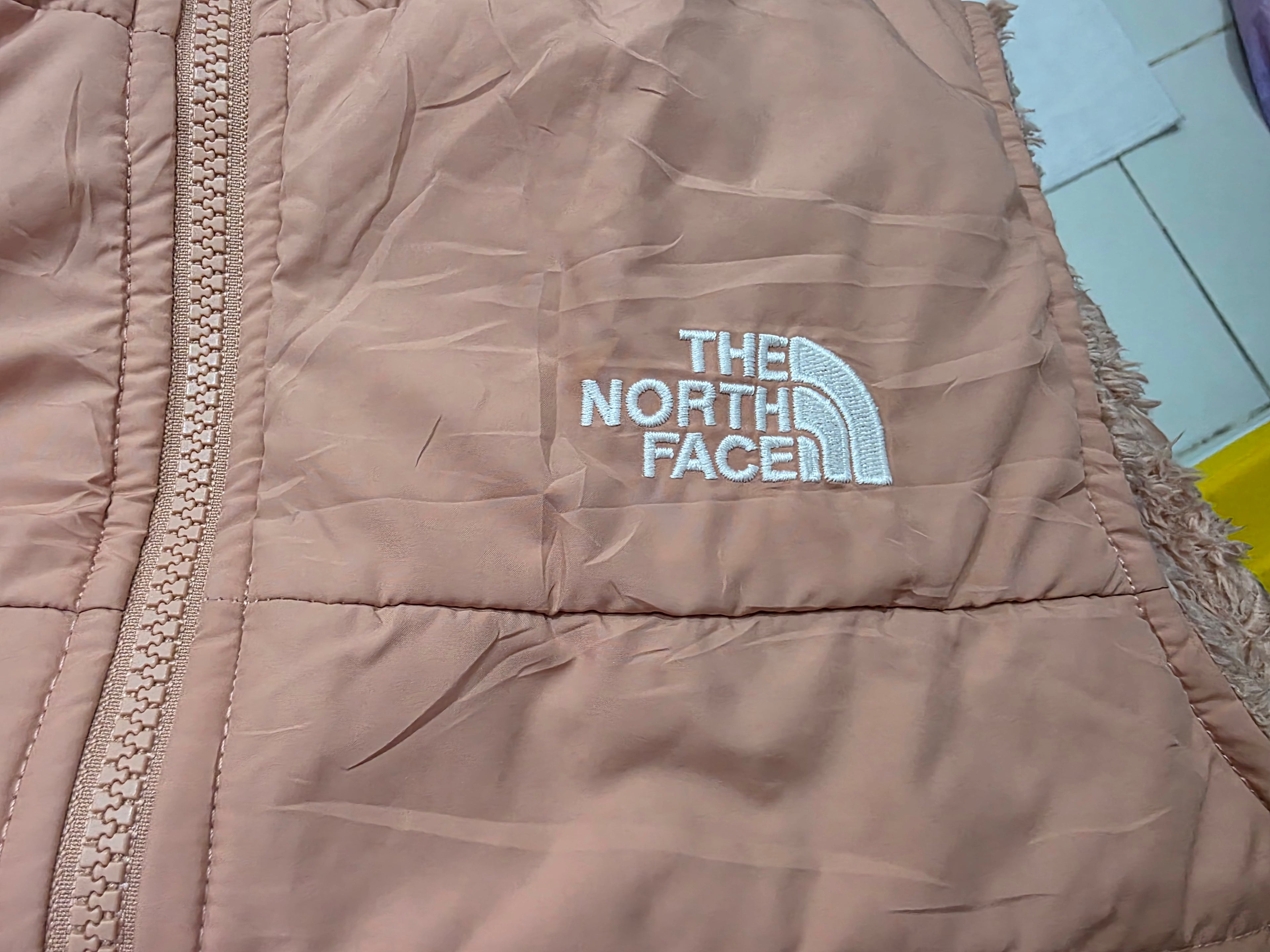 Chaleco The North Face Doble Vista Rosa Pálido Mujer Mediano