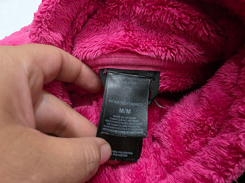 Chamarra Teddy The North Face Fucsia De Mujer Mediana