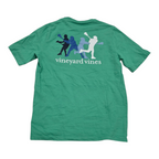 Playera Vineyard Vines Mujer Grande Manga Corta Verde