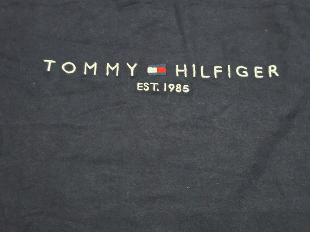 Playera Tommy Hilfiger Azul Marino Manga Corta Xl De Mujer