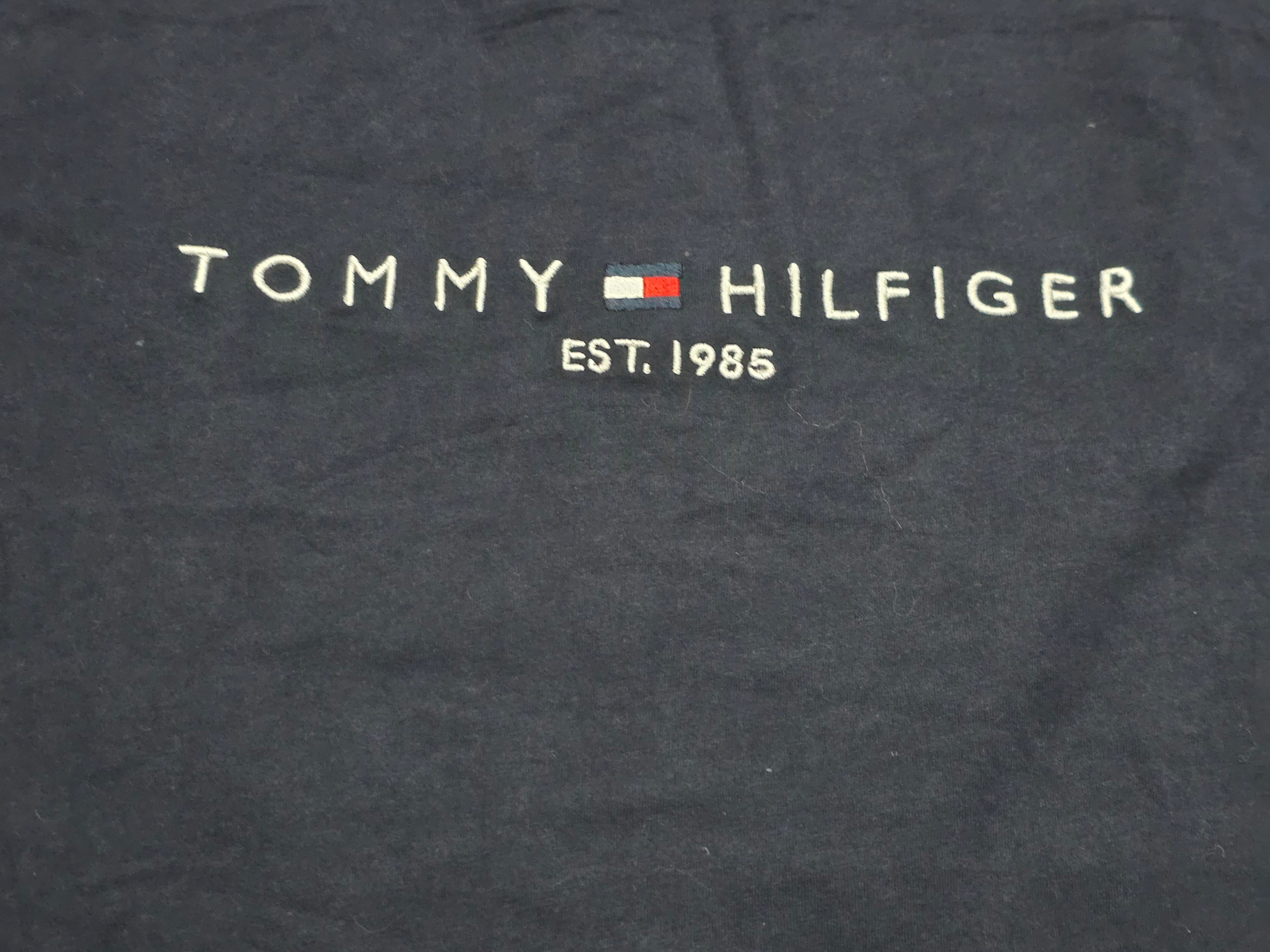 Playera Tommy Hilfiger Azul Marino Manga Corta Xl De Mujer