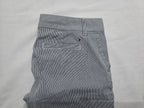 Bermuda Tommy Hilfiger De Mujer Talla 2 Rayas Azul/blanco