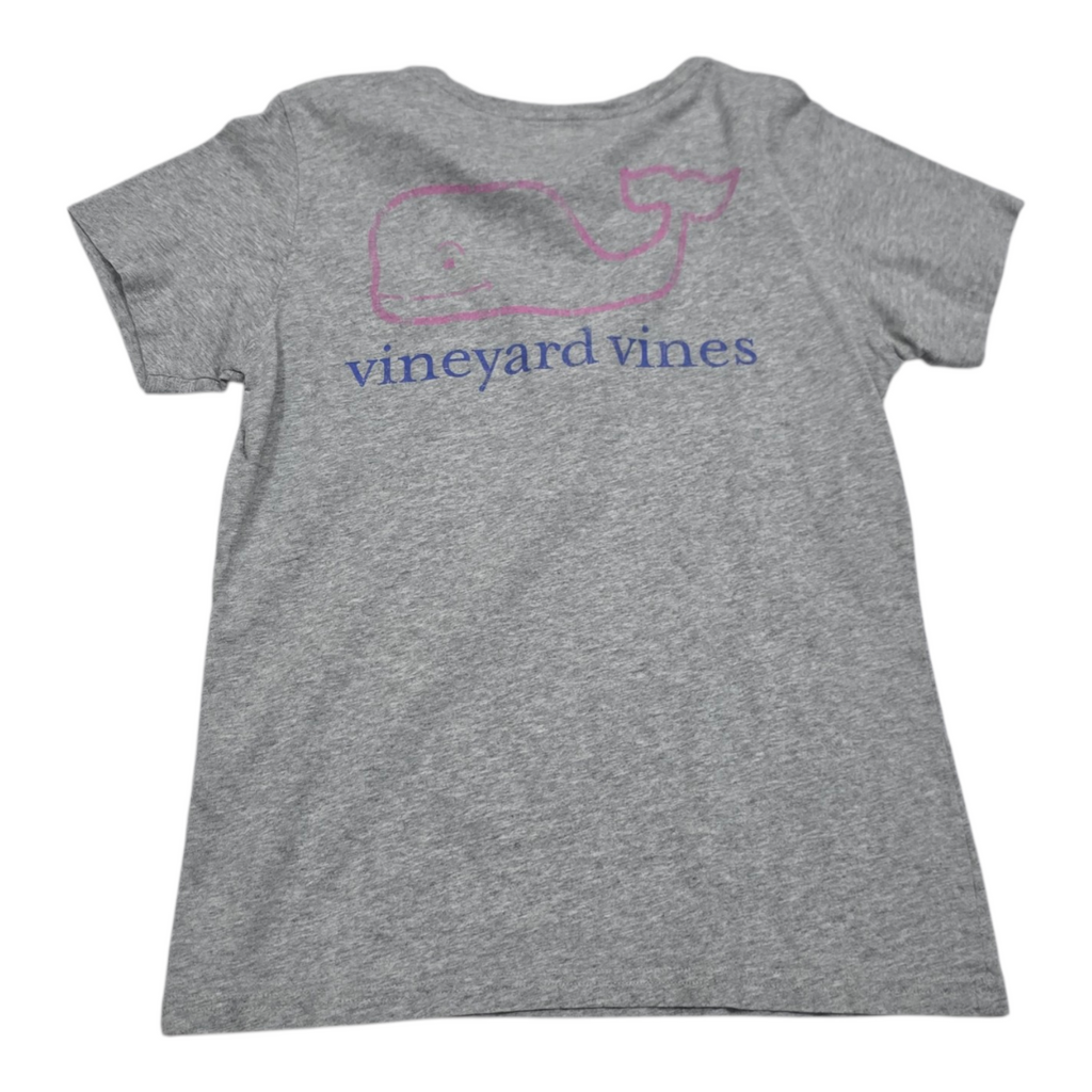 Playera Vineyard Vines Extra Chica Mujer Claro Ballena Rosa