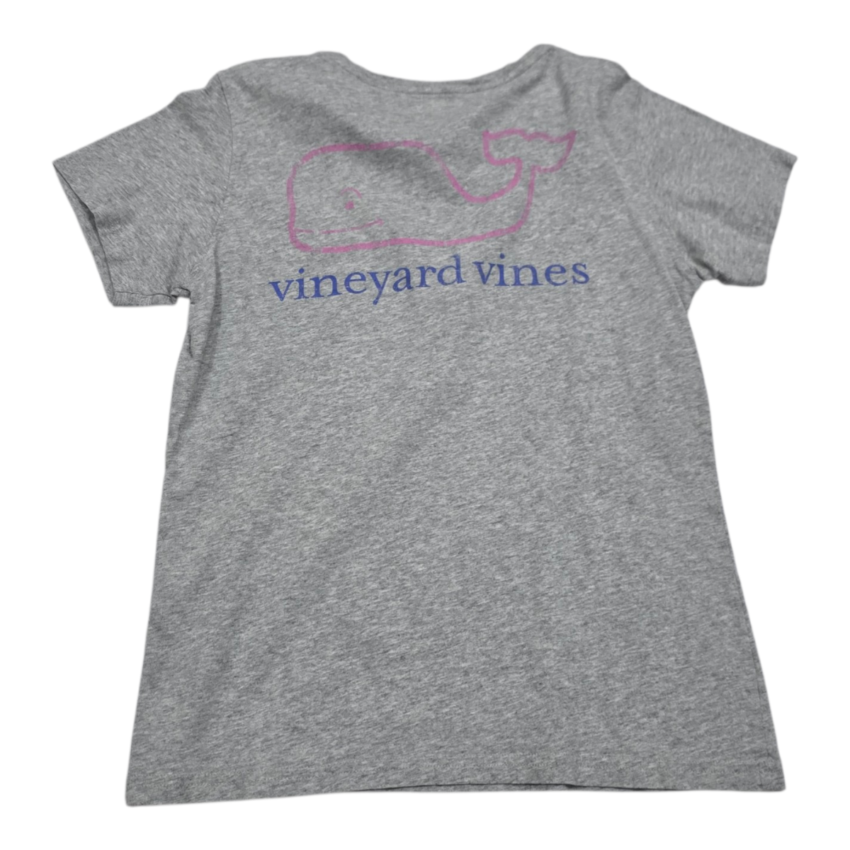 Playera Vineyard Vines Extra Chica Mujer Claro Ballena Rosa