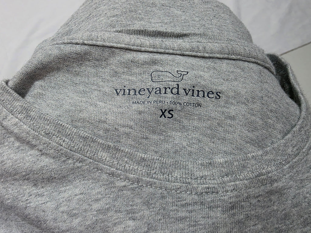 Playera Vineyard Vines Extra Chica Mujer Claro Ballena Rosa