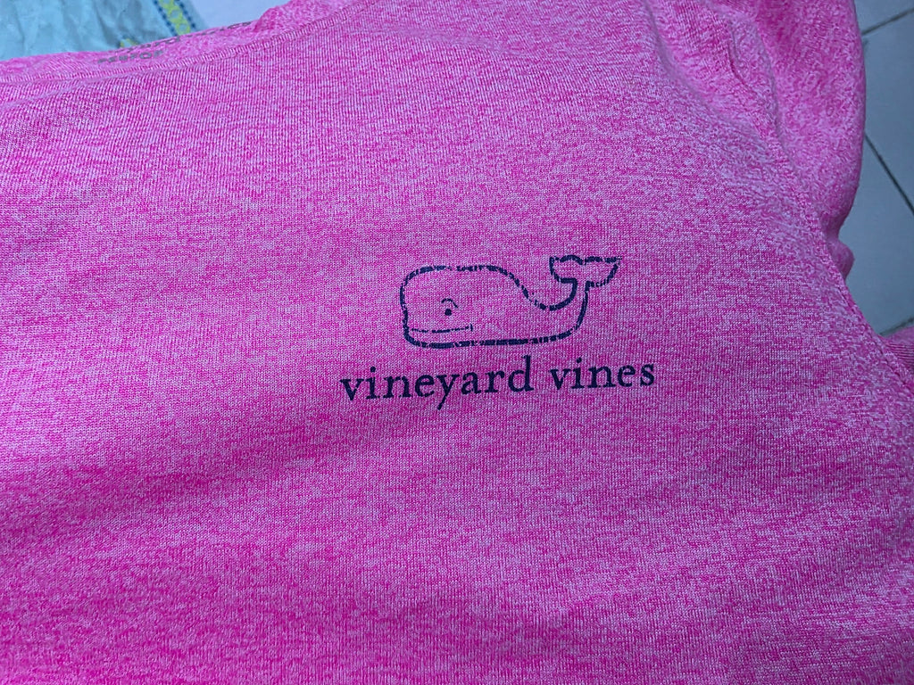 Playera Vineyard Vines Color Rosa Manga Corta Extra Chico